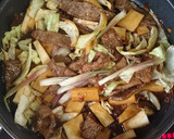 生だしで山芋と牛肉の黒胡椒炒め作り方4写真