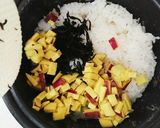 簡単！ひじきとさつまいもの混ぜご飯作り方4写真