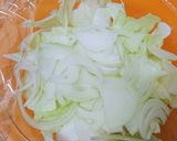 豚しゃぶとキャベツのゴマ味噌塩麹かけ作り方1写真