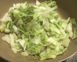 白菜牛丼~温玉のせ~作り方2写真