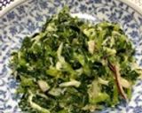 つるむらさきと玉葱としらすのサラダ作り方6写真