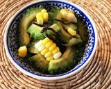 ゴーヤとトウモロコシの塩昆布和え作り方3写真