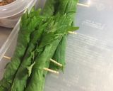 祖母が作っていた甘いしそ巻き作り方6写真