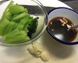 レバーと小松菜のニンニク炒め作り方3写真
