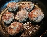 もっちり✨牛豚挽き肉ハンバーグ作り方4写真