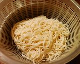 鶏チャーシューとふわふわ卵の親子そうめん作り方4写真