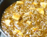 花椒と焦がし唐辛子の本格麻婆豆腐作り方11写真