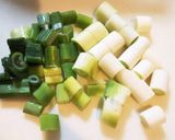 5分で！なすと長ネギのお味噌汁作り方1写真