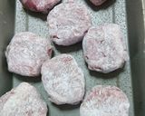 ﾁｰｽﾞとじゃがいもの豚こま巻作り方8写真