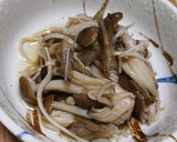 乾燥ゴボウときのこのめんつゆ煮作り方2写真