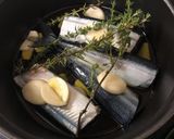 ストウブ鍋で作る秋刀魚のオリーブ油揚げ煮作り方1写真