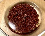 電子レンジでかぼちゃと小豆のいとこ煮作り方1写真