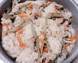 鶏肉の炊き込みご飯♪作り方5写真