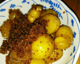 ひき肉と小粒じゃがいもの炒め煮作り方3写真