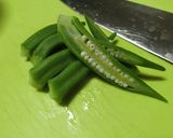 味良し、食感良し、オクラのたらこ和え作り方1写真