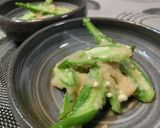 味良し、食感良し、オクラのたらこ和え作り方3写真