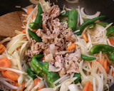 万願寺とうがらしの甜麺醤炒め。作り方7写真
