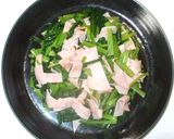 小松菜とハムの生姜酢和え物♪簡単冷え性に作り方7写真