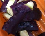 レンジで色よく♪ナスの昆布茶蒸し作り方3写真