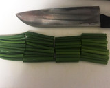 さんまの蒲焼きとニンニクの芽の炒め物作り方2写真