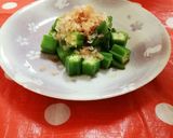 オクラのめんつゆ和え作り方4写真