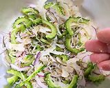 酒菜【ゴーヤの辛子酢味噌和え】作り方9写真