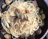 柚子胡椒とかんずりの和風スパゲティ作り方8写真