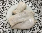 べんりで酢で、レンチン蒸し鶏作り方1写真