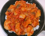 卵チーズとろける♡スキレットで焼きカレー作り方1写真
