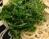 大葉と青のりのガーリックパスタ作り方4写真