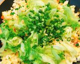 レタスがシャキシャキ☆鮭チャーハン作り方7写真