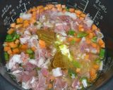 ✿炊飯器でＬＯＶＥ♥炊き込みドライカレー作り方1写真