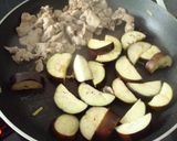 なすと豚肉の✿甘辛炒め作り方4写真