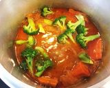 トンカツ用豚肉で、トマトソース煮込み☆作り方8写真