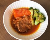 トンカツ用豚肉で、トマトソース煮込み☆作り方9写真