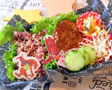 煮込みハンバーグと作り置きで簡単弁当作り方6写真