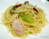 冬瓜の皮ときのこのペペロンチーノきんぴら作り方12写真