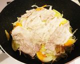 豚バラと野菜の重ね蒸し作り方4写真