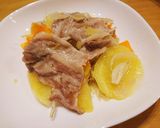 豚バラと野菜の重ね蒸し作り方5写真