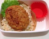 煮込みハンバーグ弁当 常備菜で簡単作り方2写真