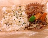 煮込みハンバーグ弁当 簡単 詰め方作り方3写真