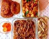 煮込みハンバーグ弁当 簡単 詰め方作り方8写真