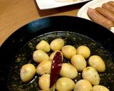 簡単☆燻製うずらのアヒージョ作り方5写真
