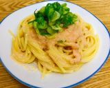 ボウル１つで！簡単！明太子クリームパスタ作り方4写真