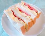 レンチンで簡単！厚焼き玉子のサンドイッチ作り方7写真