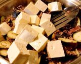 びっくりグリーンカレー味麻婆茄子豆腐丼作り方3写真