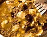 びっくりグリーンカレー味麻婆茄子豆腐丼作り方5写真