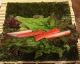 レタスの海苔巻き作り方1写真