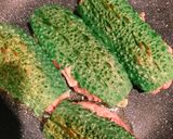 ゴーヤ肉詰め作り方4写真