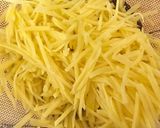 千切りポテサラ チーズマスタード味作り方1写真